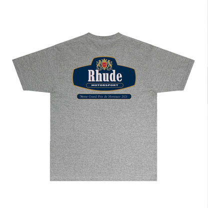 Rhude T Shirts Printed Trendy Pure Cotton
