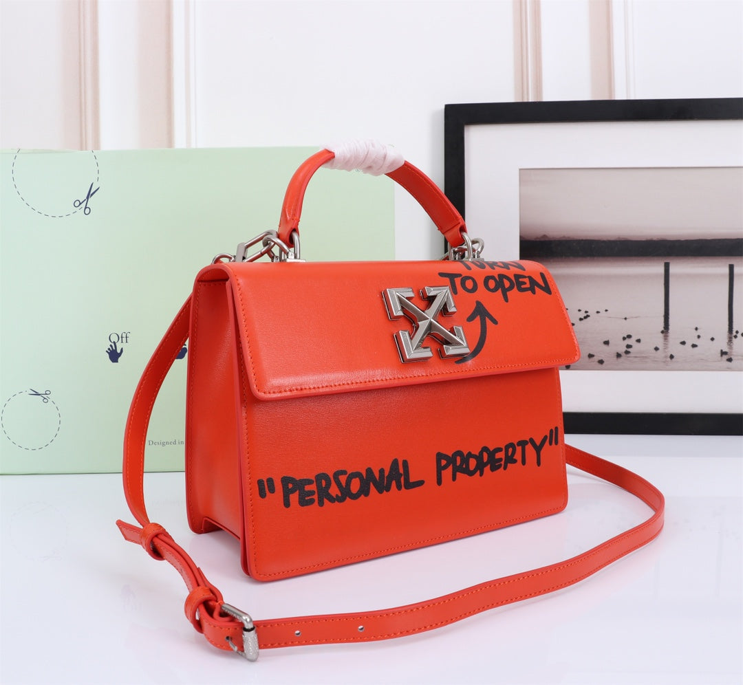 Off White Bag Casual Outdoor Convenient Tote Bag
