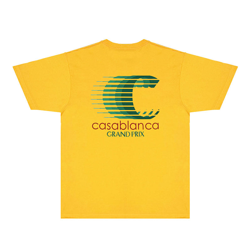Casablanca T Shirts Fashion Print Street