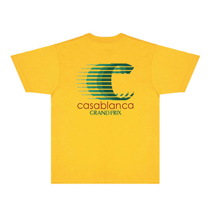 Casablanca T Shirts Fashion Print Street
