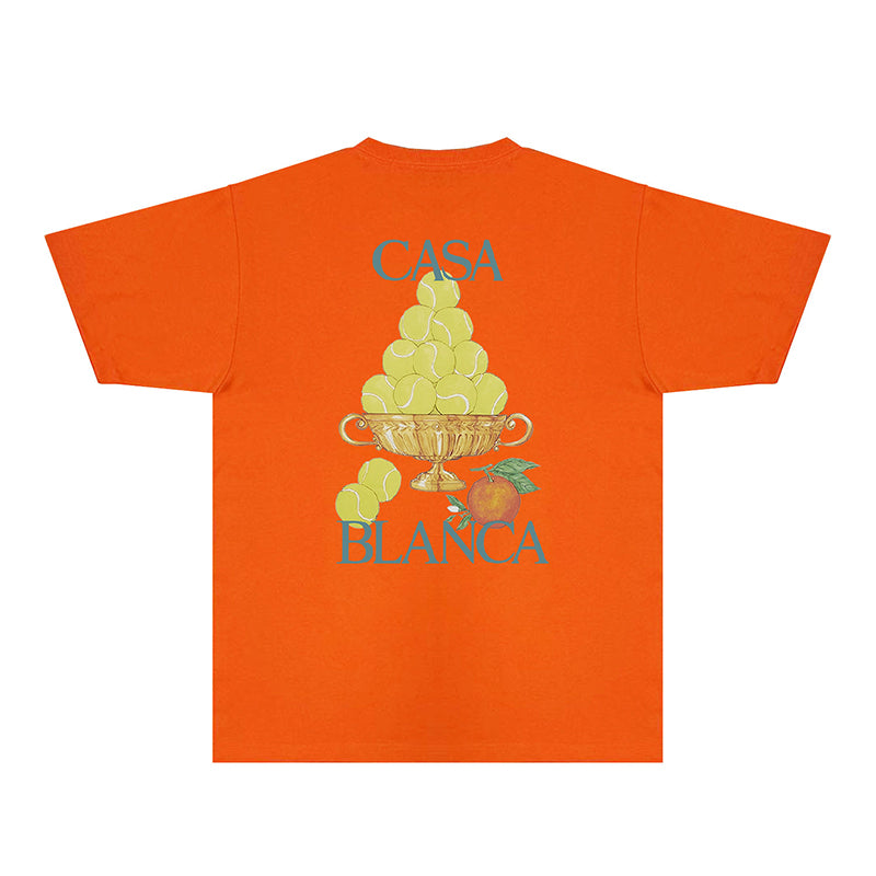 Casablanca T Shirts Fashion Print Street