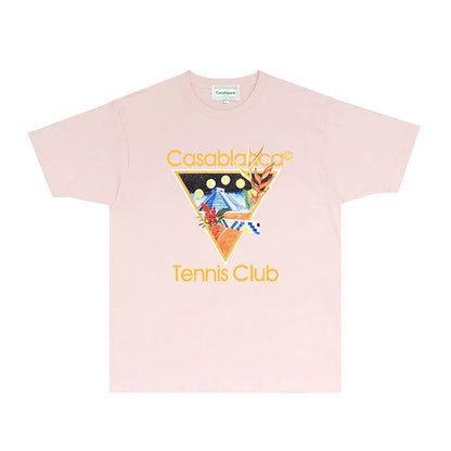 Casablanca T Shirts Fashion Print Street