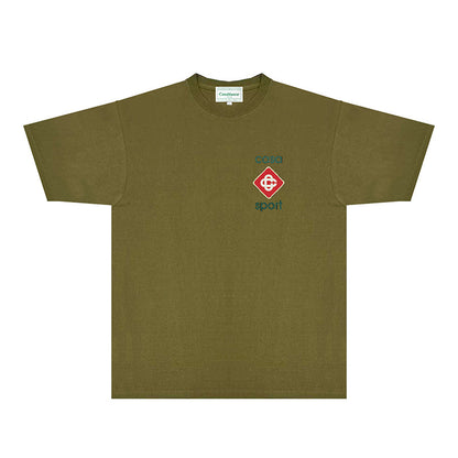 Casablanca T Shirts Fashion Print Street
