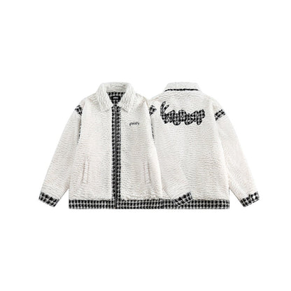 Unisex Coat Plush Padded Jacket Cotton Padded Coat Warm