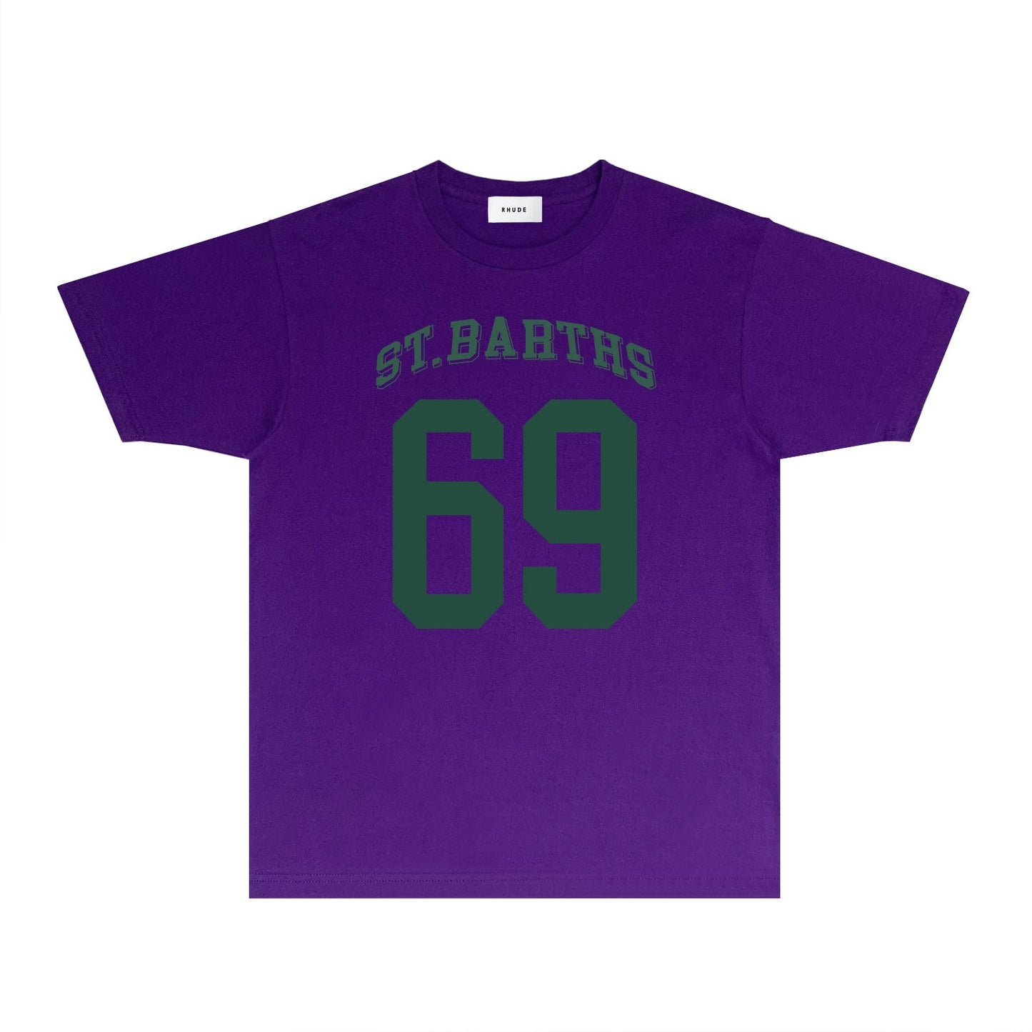 Rhude T Shirts Printed Trendy Pure Cotton