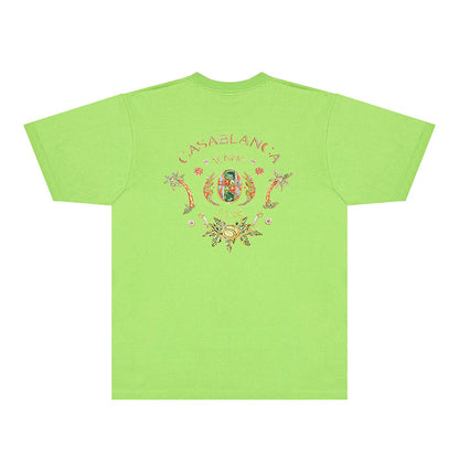 Casablanca T Shirts Fashion Print Street
