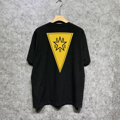 Rhude T Shirts Printed Trendy Pure Cotton