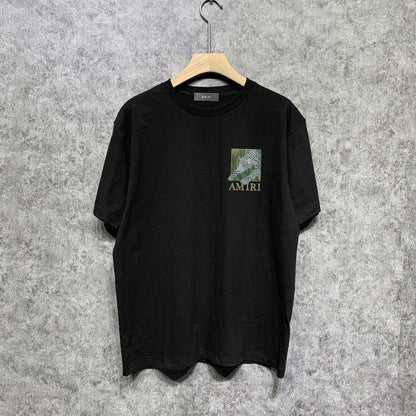 Amiri T Shirts Printed Trendy Pure Cotton
