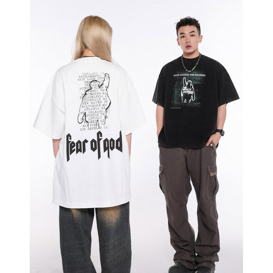 Unisex T-Shirts FOG vintage Old Loose T-shirts