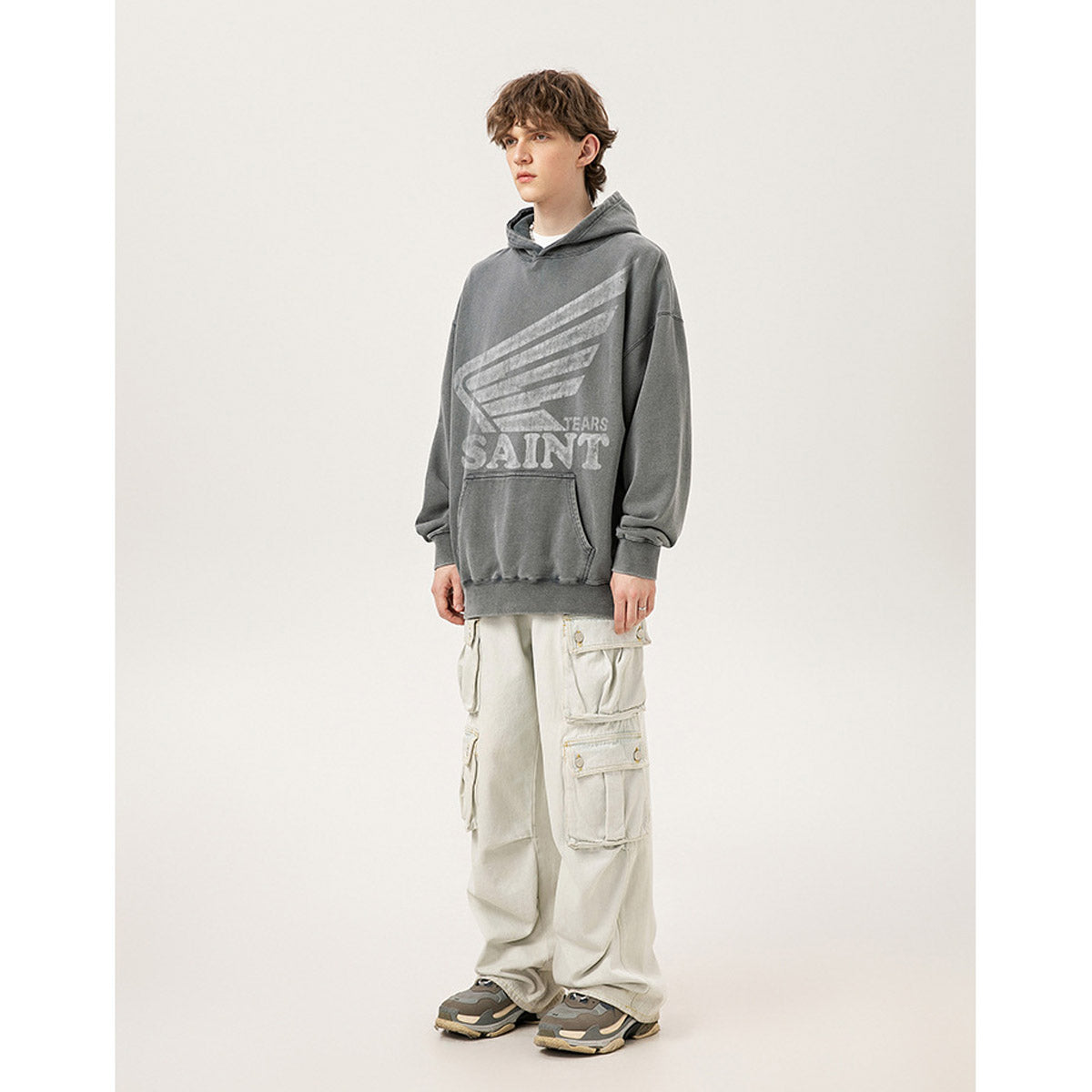 Unisex Hoodies Saint Michael Hip Hop Loose Hoodie
