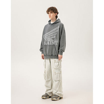 Unisex Hoodies Saint Michael Hip Hop Loose Hoodie