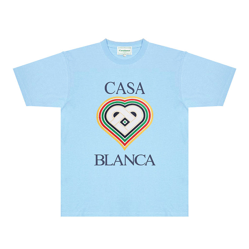 Casablanca T Shirts Fashion Print Street