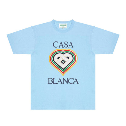 Casablanca T Shirts Fashion Print Street
