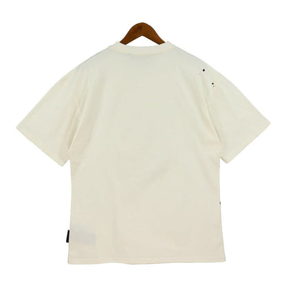 Palm Angle T Shirts Red Sun Coconut Skull Print