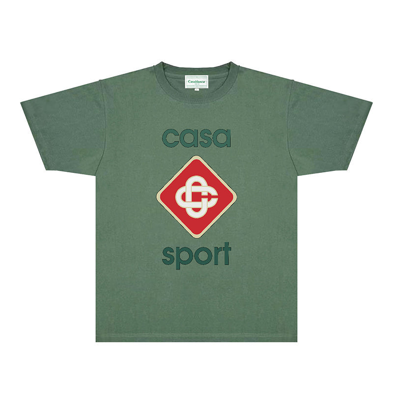 Casablanca T Shirts Fashion Print Street