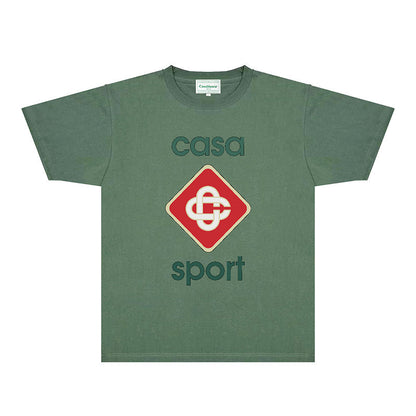 Casablanca T Shirts Fashion Print Street