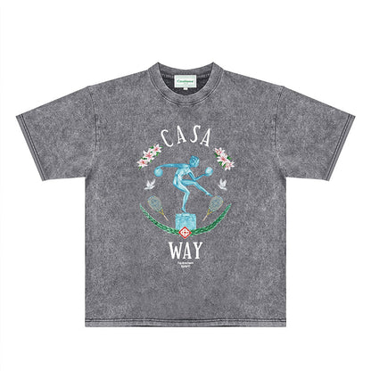 Casablanca Distressed T-Shirt