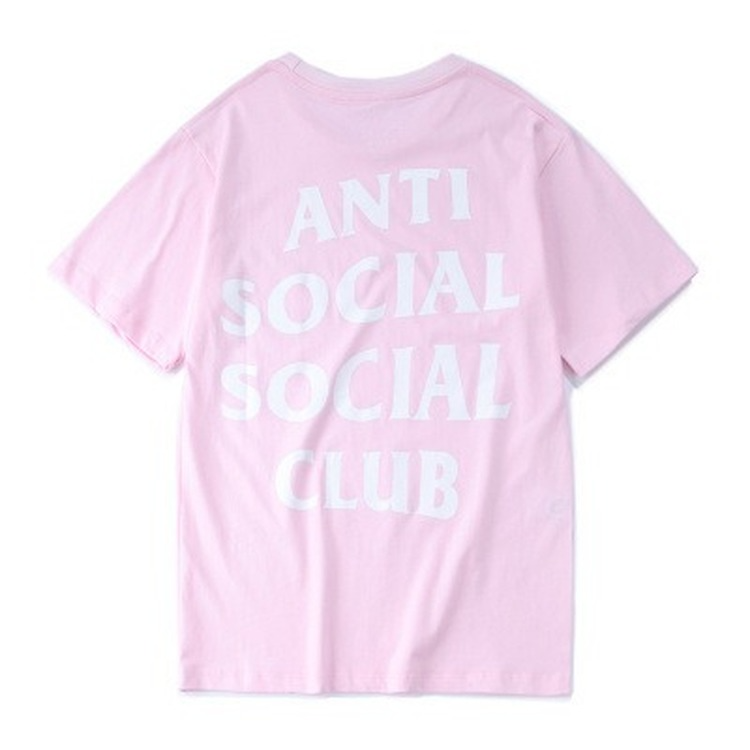 Anti Social Club T Shirt Anti Social Social Short Sleeve T-shirt Summer round Neck