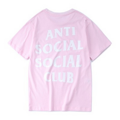 Anti Social Club T Shirt Anti Social Social Short Sleeve T-shirt Summer round Neck