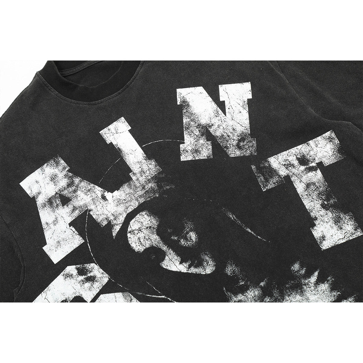 Unisex T-Shirts Wash Vintage Jesus Print Saint Michael Vintage Tee