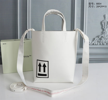 Off White Bag Casual Outdoor Convenient Tote Bag