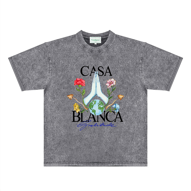 Casablanca Distressed T-Shirt
