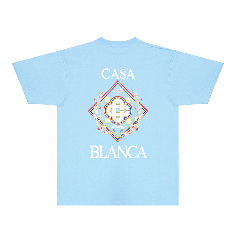 Casablanca T Shirts Fashion Print Street