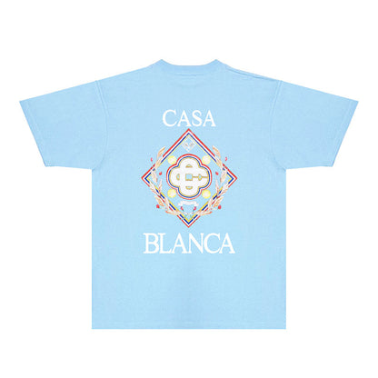 Casablanca T Shirts Fashion Print Street