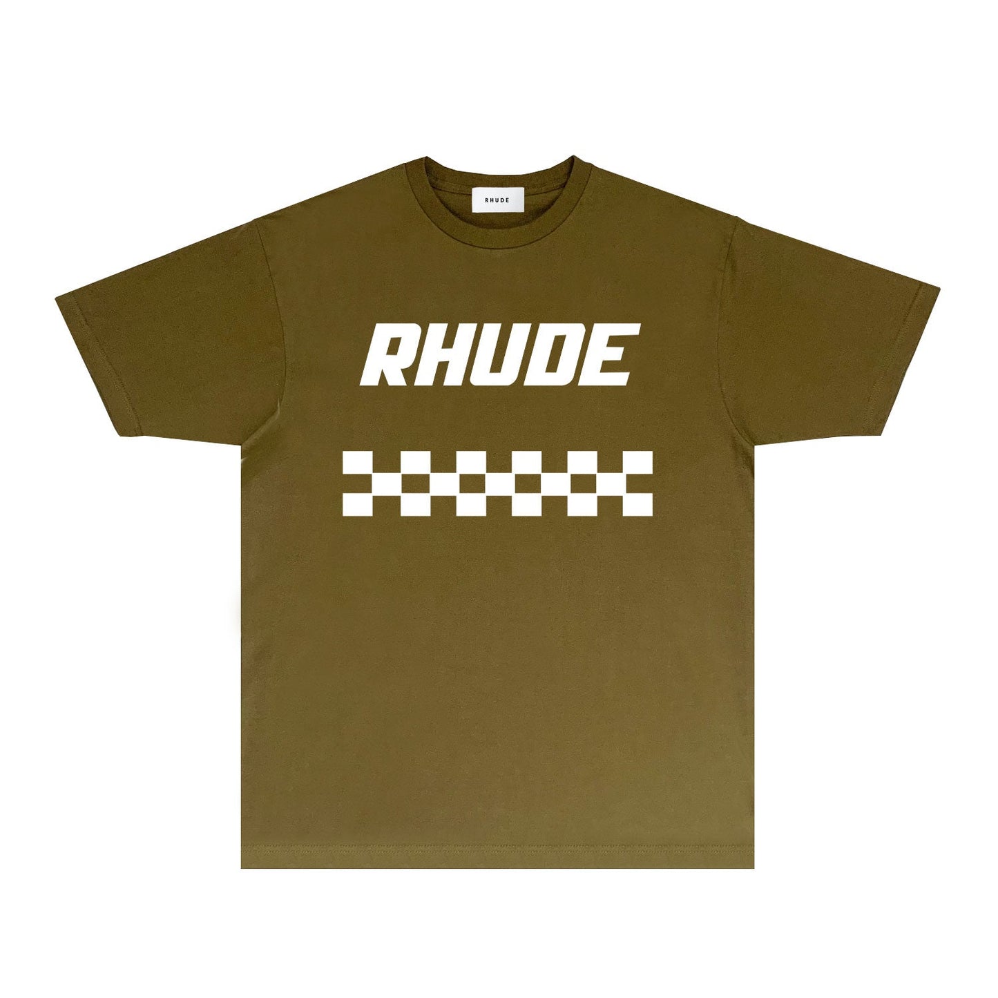 Rhude T Shirts Printed Trendy Pure Cotton
