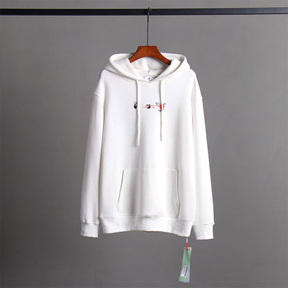 OW Hoodie Wasteland Colorful Graffiti Long Sleeve Cotton