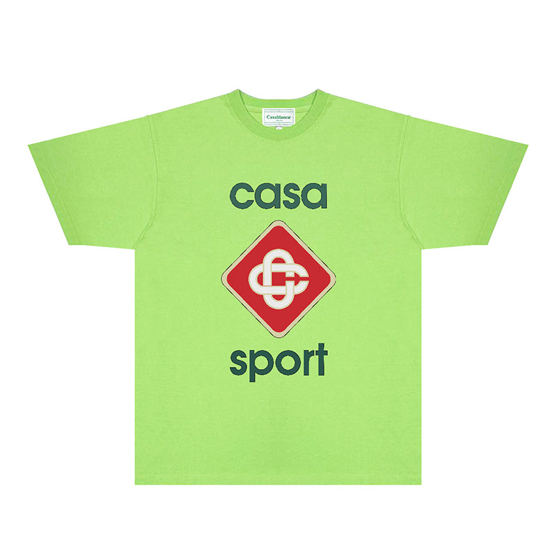 Casablanca T Shirts Fashion Print Street