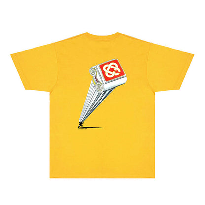 Casablanca T Shirts Fashion Print Street