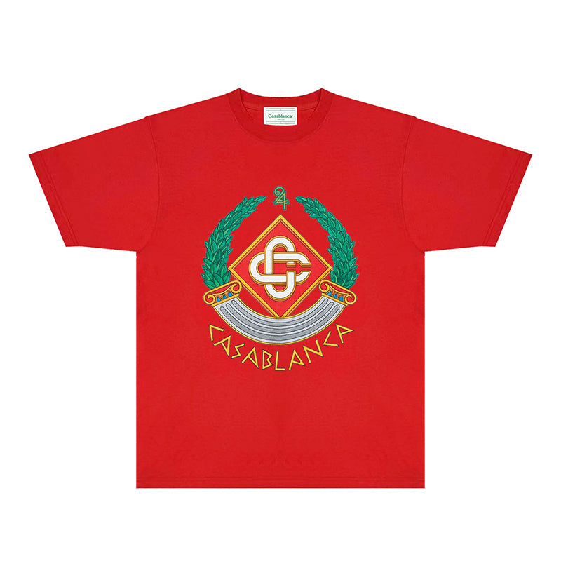 Casablanca T Shirts Fashion Print Street