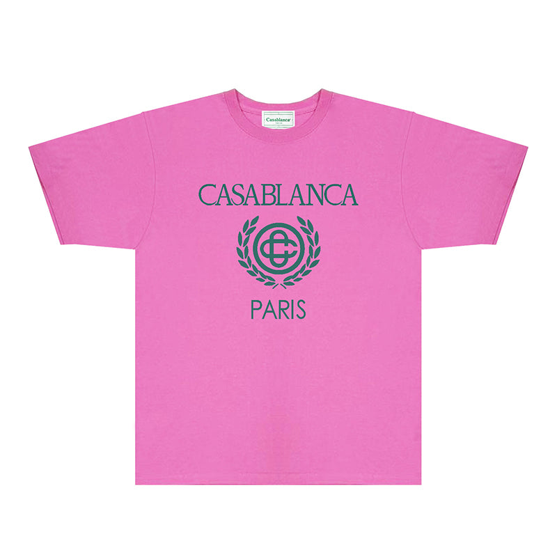 Casablanca T Shirts Fashion Print Street