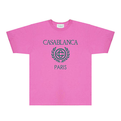 Casablanca T Shirts Fashion Print Street