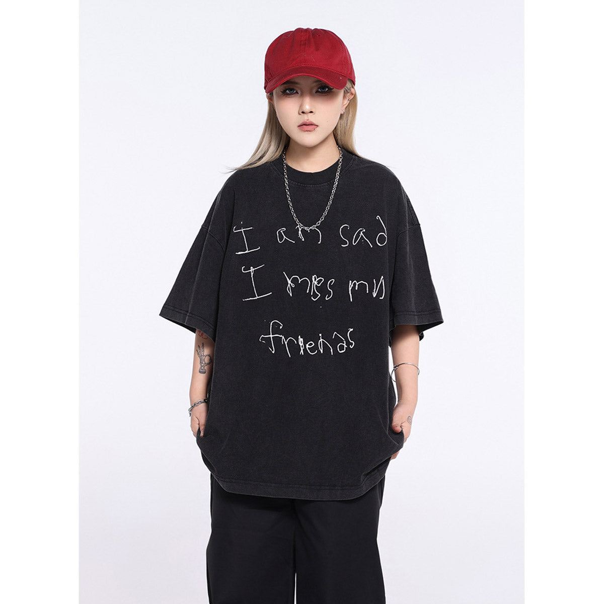 Unisex T-Shirts Vintage GALLERY DEPT Loose T-Shirts