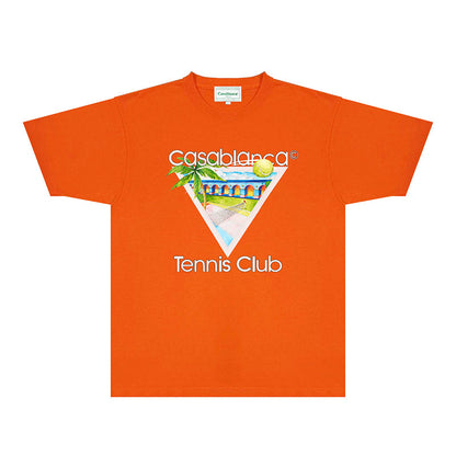 Casablanca T Shirts Fashion Print Street