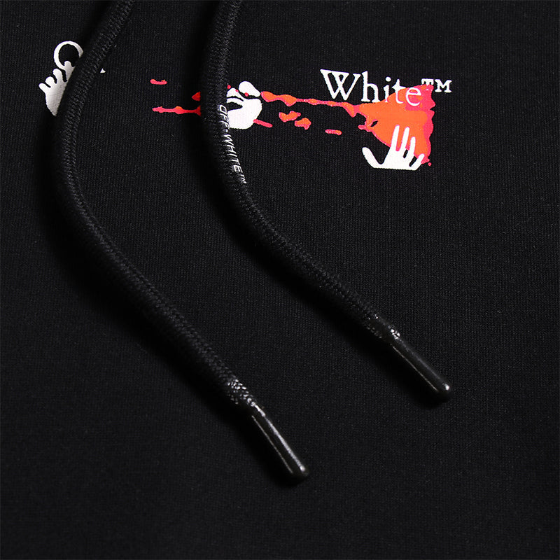 OW Hoodie Wasteland Colorful Graffiti Long Sleeve Cotton