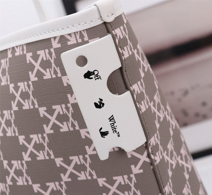 Off White Bag Casual Outdoor Convenient Tote Bag