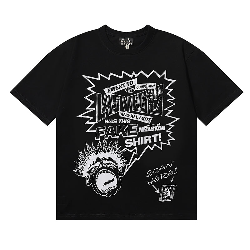 Hellstar T Shirts Retro abstract print
