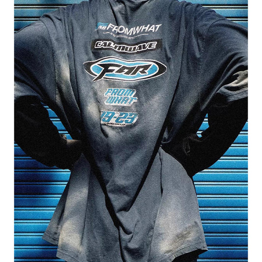Unisex T-Shirts Far Archive Loose Old Vintage T-Shirts Over Size Tee