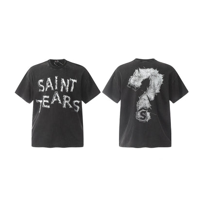 Unisex T-Shirts Saint Michael Vintage Old Loose T-Shirt