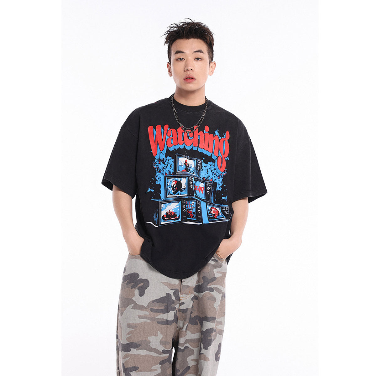 Unisex T-Shirts Vintage GALLERY DEPT Hip hop Tee