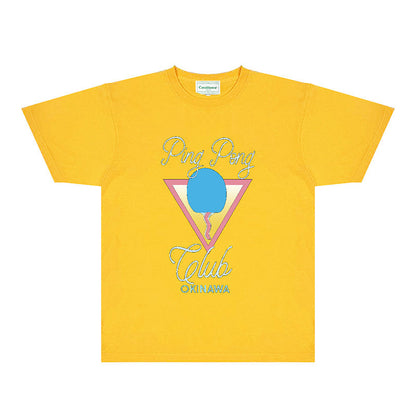 Casablanca T Shirts Fashion Print Street