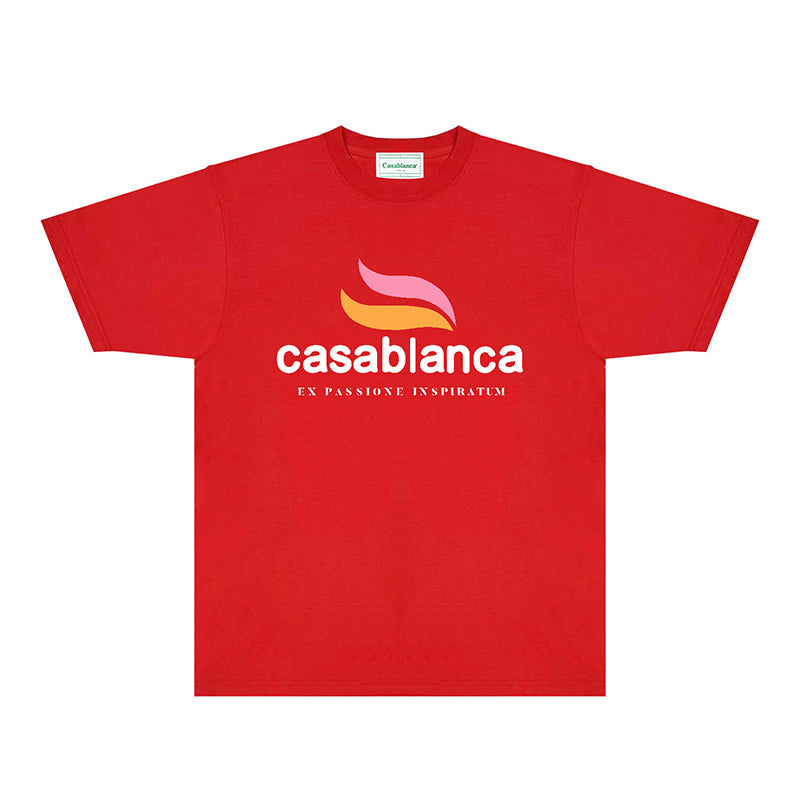 Casablanca T Shirts Fashion Print Street