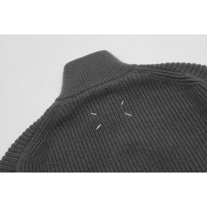 Unisex Sweater Turtleneck Zip Cardigan Sweater
