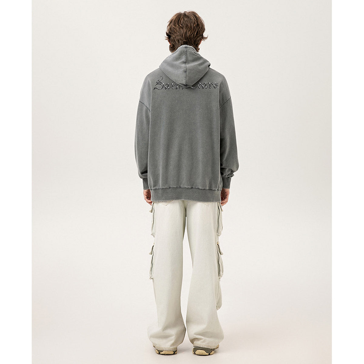 Unisex Hoodies Saint Michael Old Loose Hoodie