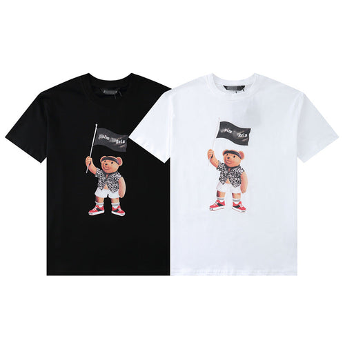 Palm Angels T Shirts Printed Loose Hip Hop Short-Sleeved T-shirt for Men