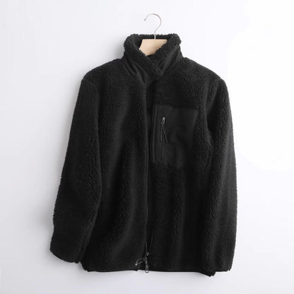 Women Cotton Coat Windproof Polar Fleece Thermal Coat