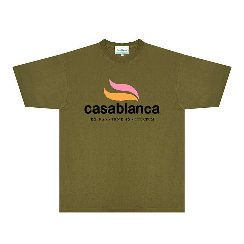 Casablanca T Shirts Fashion Print Street
